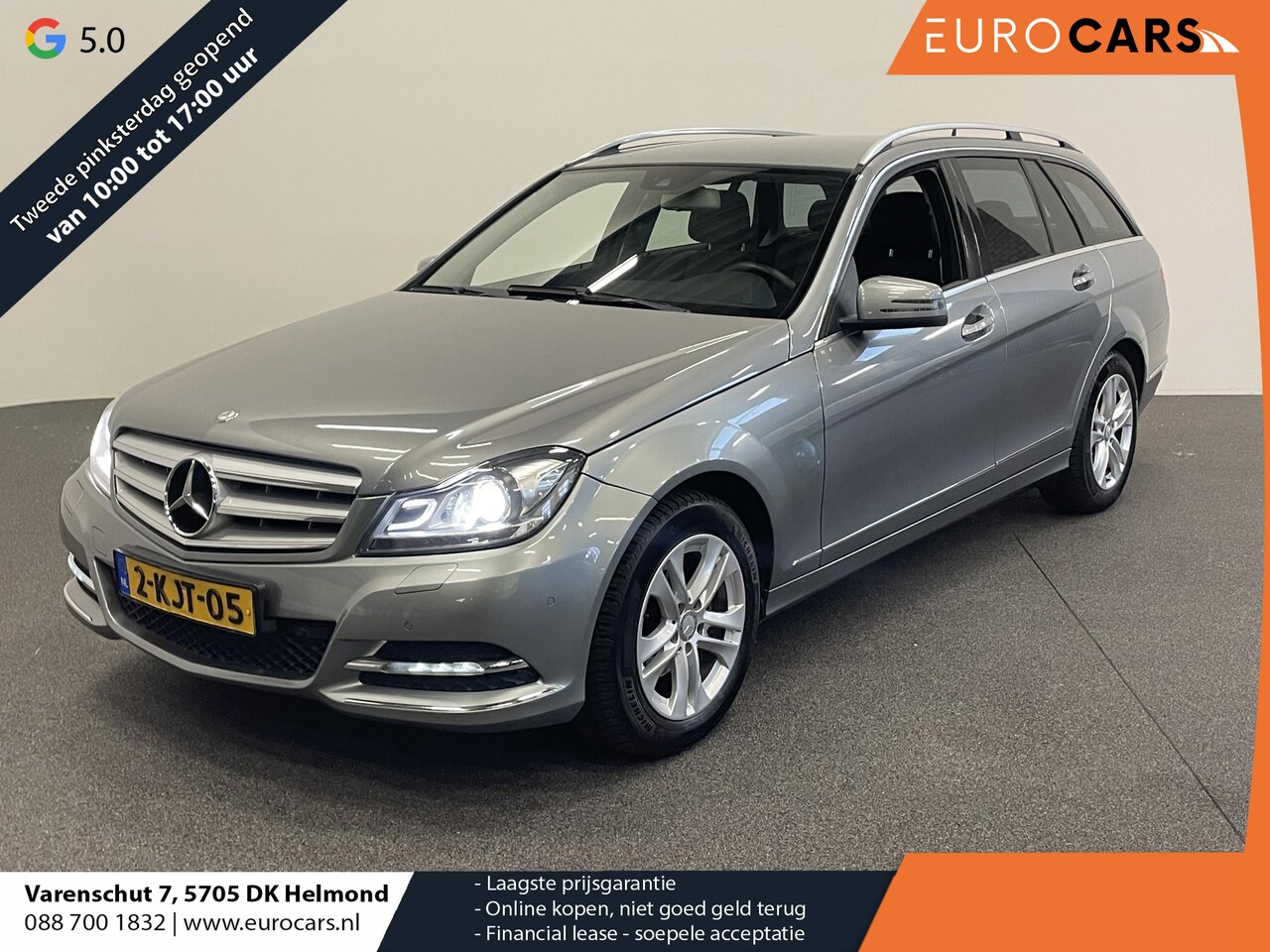Mercedes-Benz C-klasse Estate - 180 Ambition Avantgarde Automaat Navigatie Xenon Cruise control nette auto - AutoWereld.nl