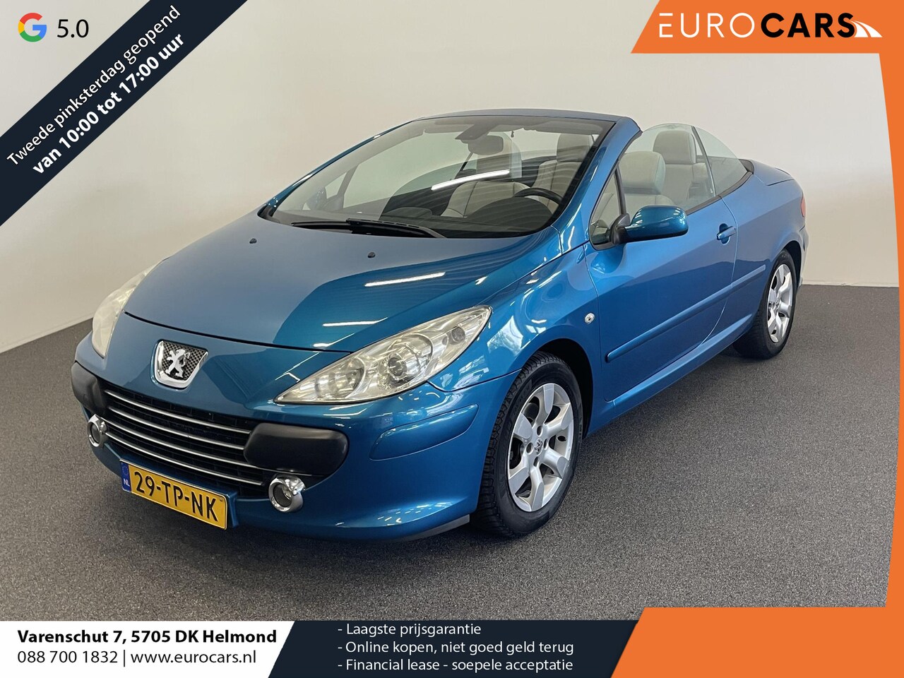 Peugeot 307 CC - 1.6-16V Climate Control Cruise control Leder parkeersensoren Lm velgen apk tot 31-01-2026 - AutoWereld.nl