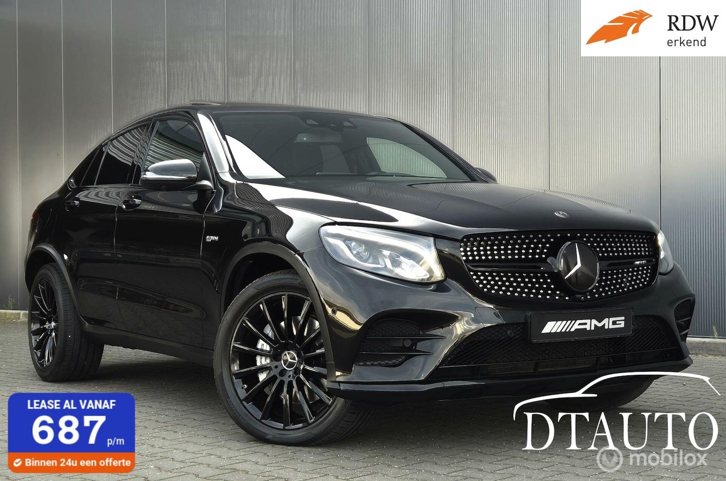 Mercedes-Benz GLC-klasse Coupé - AMG 43 4MATIC Lucht Head UP Panoramadak Burmester Distronic Night Pakket IZGST - AutoWereld.nl