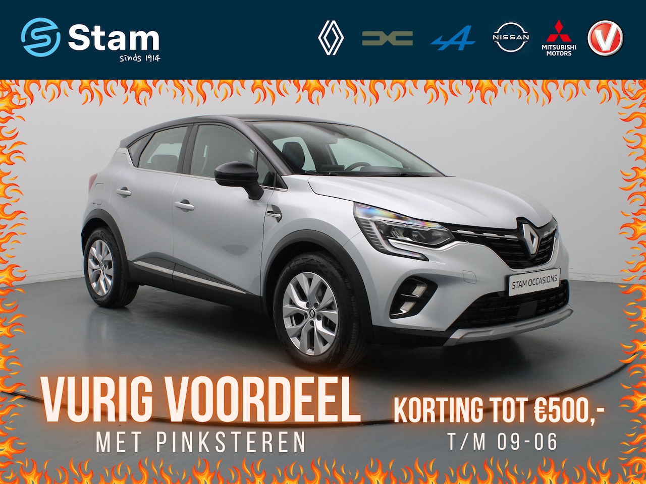Renault Captur - 160pk E-Tech Plug-in Hybrid Intens Camera | Cruise | Navi | Parkeersens. v+a | Stoelverw. - AutoWereld.nl