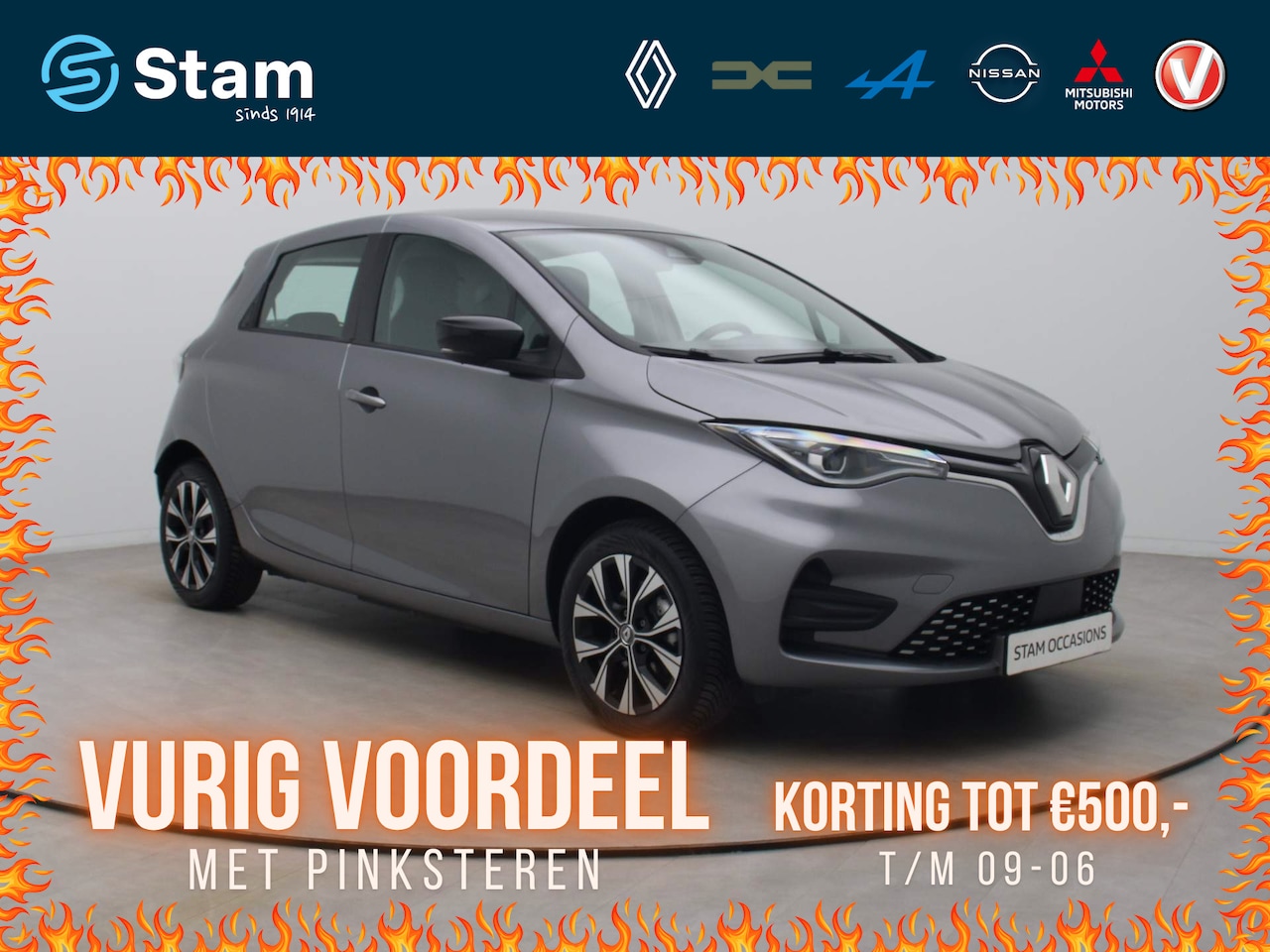 Renault Zoe - R135 Evolution 52 kWh KOOPBATTERIJ Climate | Navi | Parksens. - AutoWereld.nl