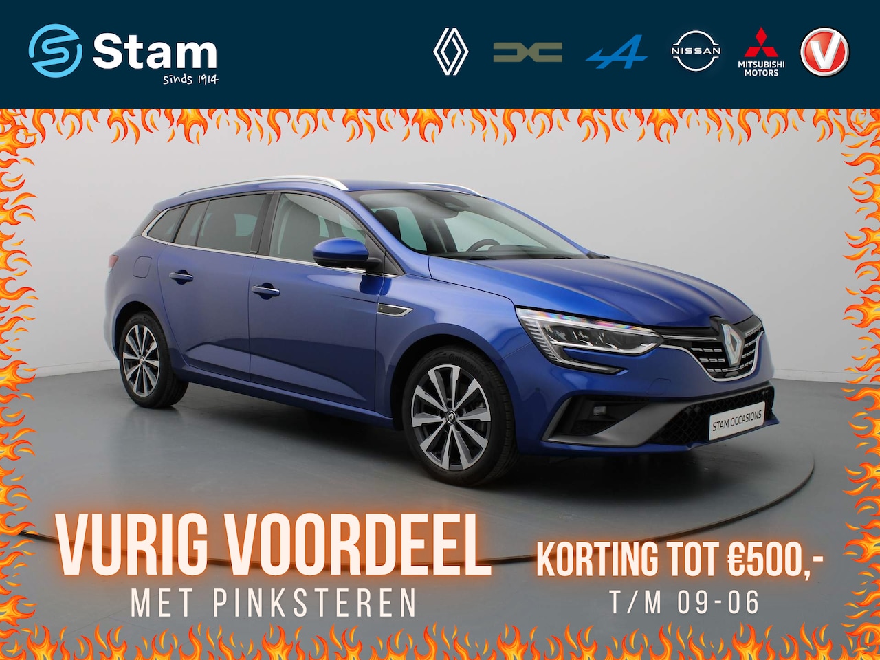 Renault Mégane E-Tech - Estate Plug-In Hybrid 160pk R.S. Line Camera | Cruise | Head-Up | Navi | Parksens. | Stoel - AutoWereld.nl