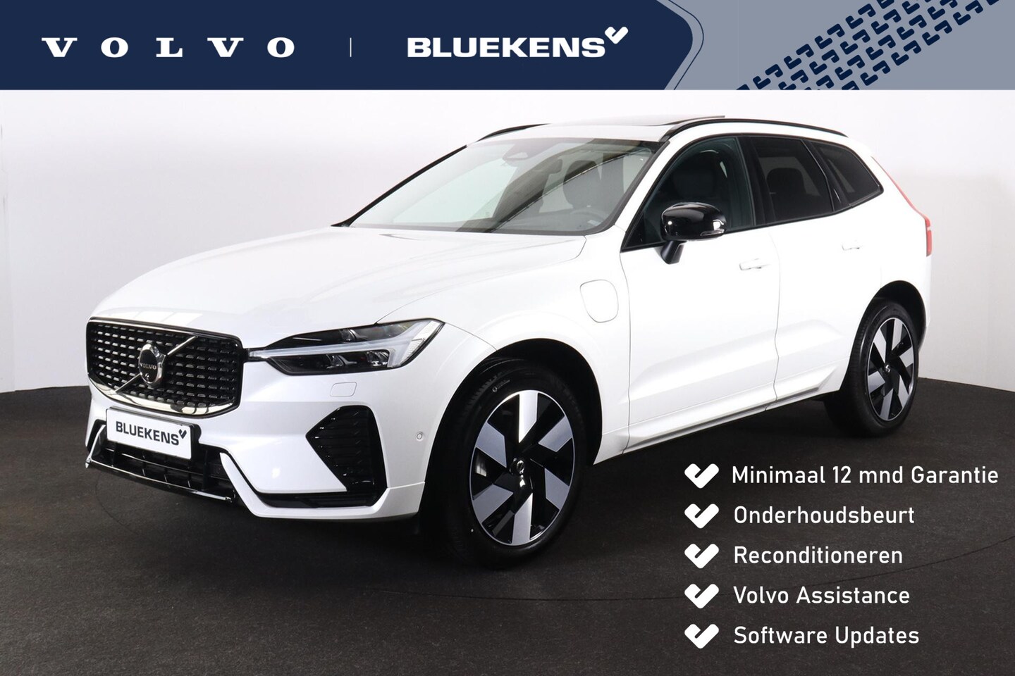Volvo XC60 - T8 Recharge AWD Ultimate Dark - LONG RANGE - Panorama/schuifdak - IntelliSafe Assist & Sur - AutoWereld.nl