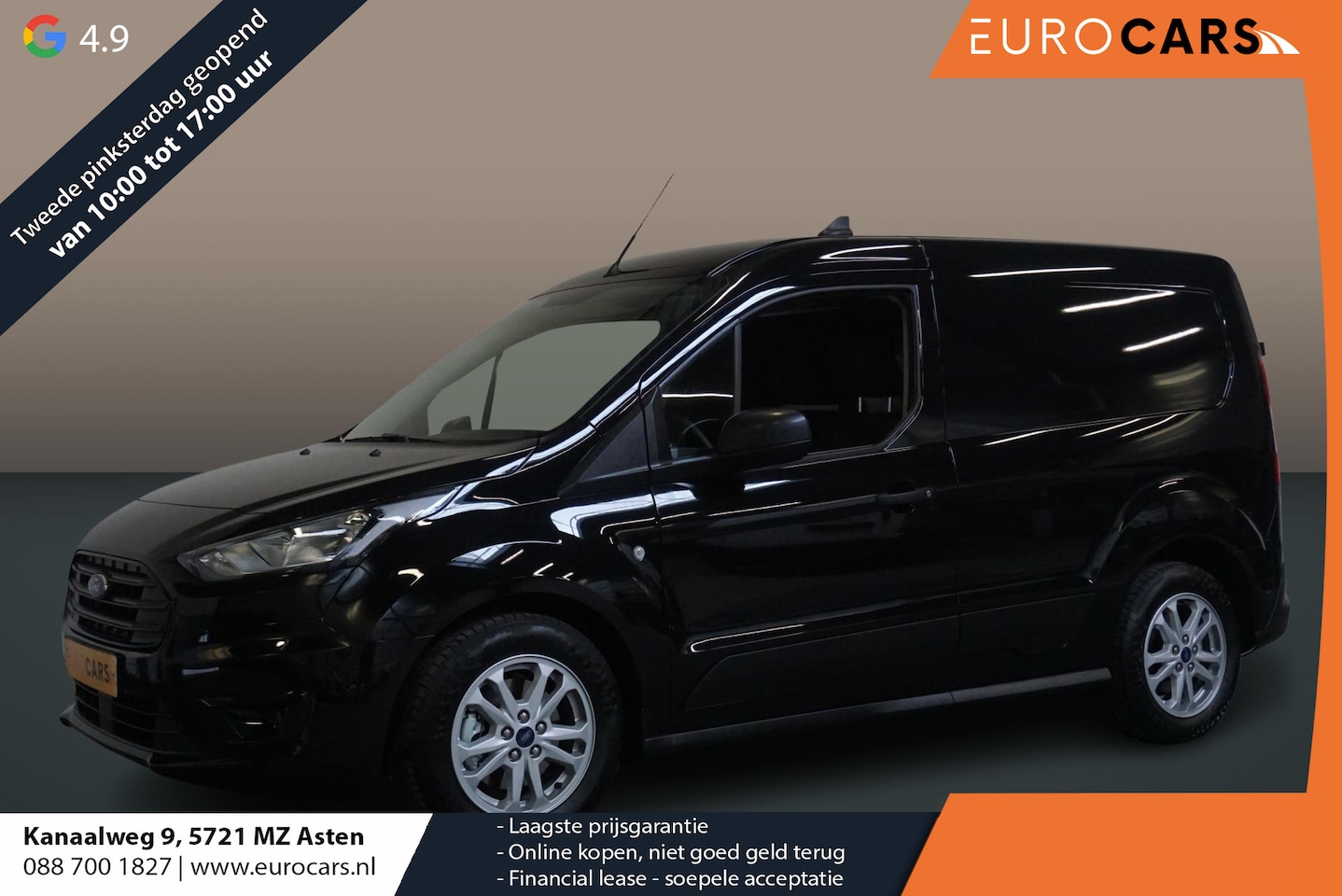 Ford Transit Connect - 1.5 EcoBlue L1 Trend Automaat Navi Airco Cruise 3Zits Camera - AutoWereld.nl