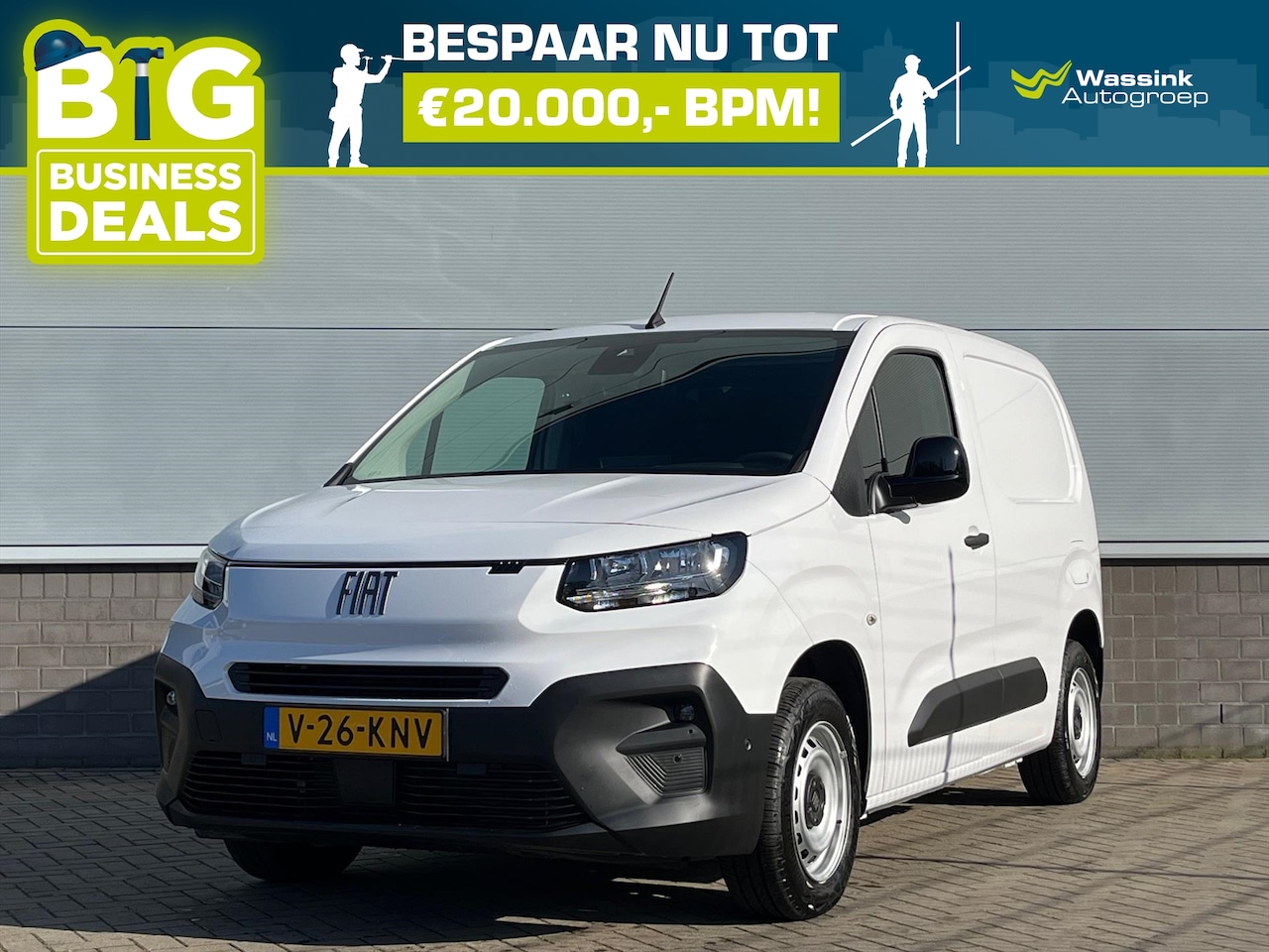 Fiat Doblò Cargo - New GB 1.5 BlueHDi 100pk L1 | Navigatie | Parkeercamera | Apple Carplay/Android Auto | Tre - AutoWereld.nl