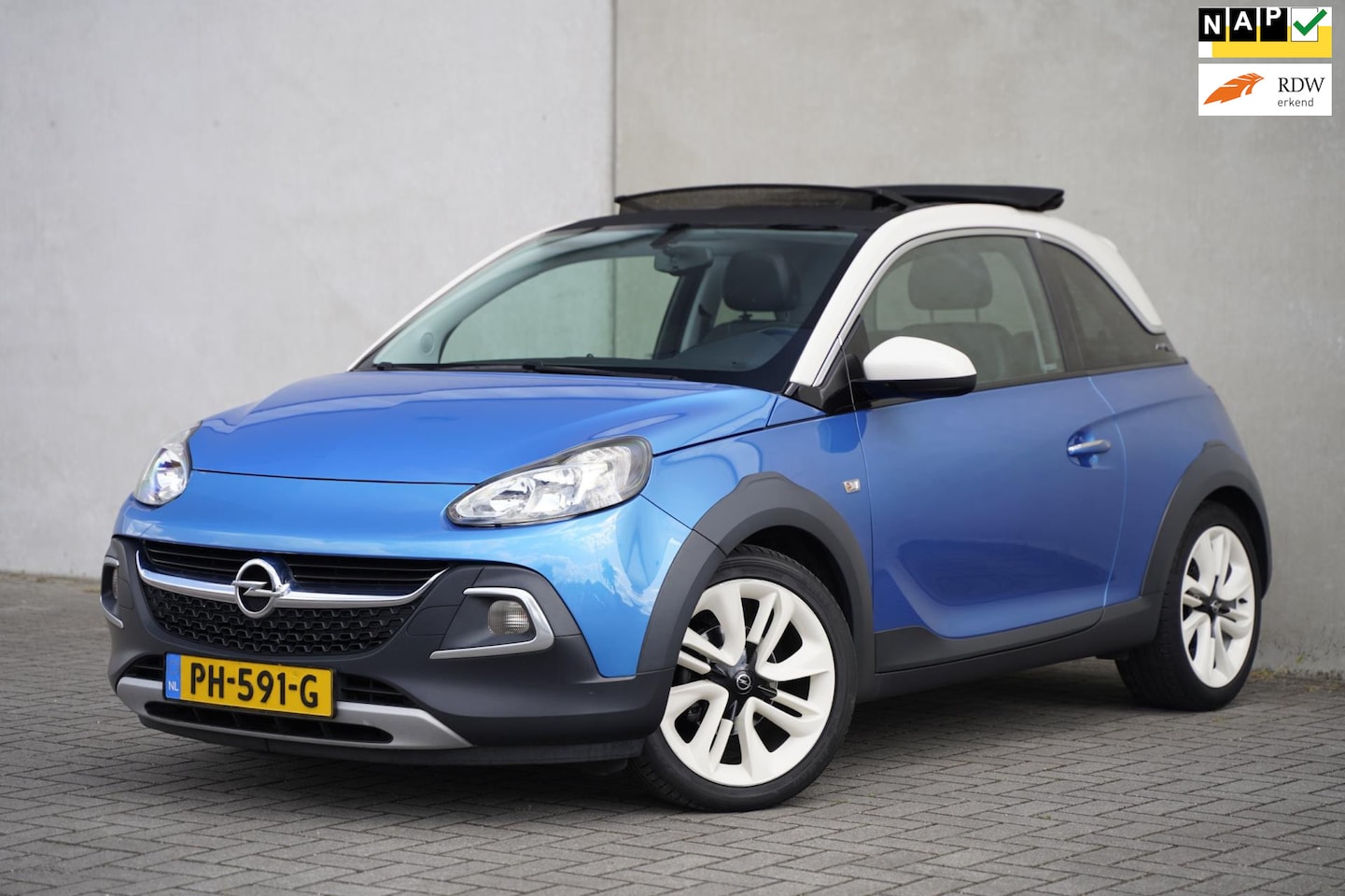 Opel ADAM - 1.0 Turbo Rocks Online Edition 1.0 Turbo Rocks Online Edition, Open dak! NAP - AutoWereld.nl