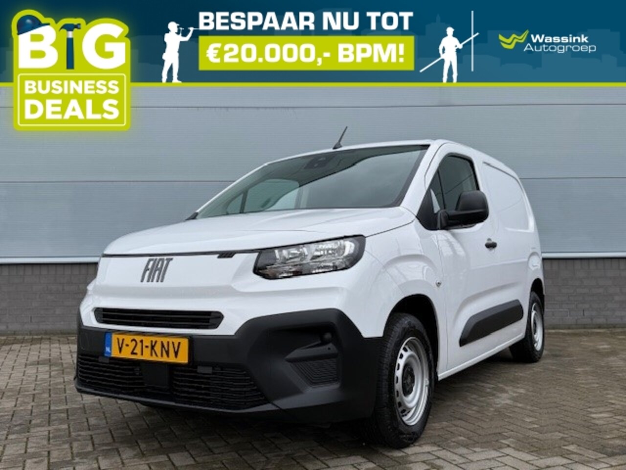 Fiat Doblò Cargo - New GB 1.5 BlueHDi 100pk L1 | Cruise Control | Trekhaakvoorbereiding | Betimmering | Parke - AutoWereld.nl