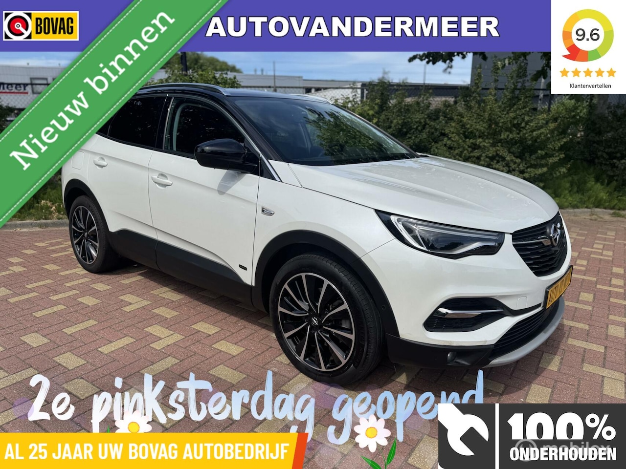 Opel Grandland X - 1.6 Turbo Hybrid4 Ultimate / 300pk / Bomvol - AutoWereld.nl