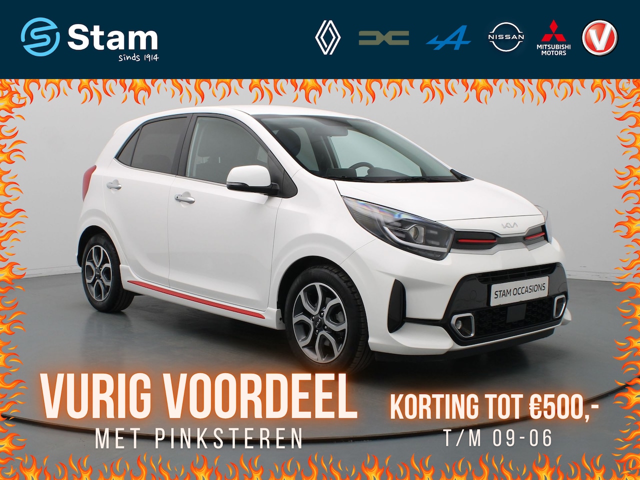 Kia Picanto - 67pk DPi GT-Line Camera | Climate | Cruise | Navi | Parkeersens. achter - AutoWereld.nl