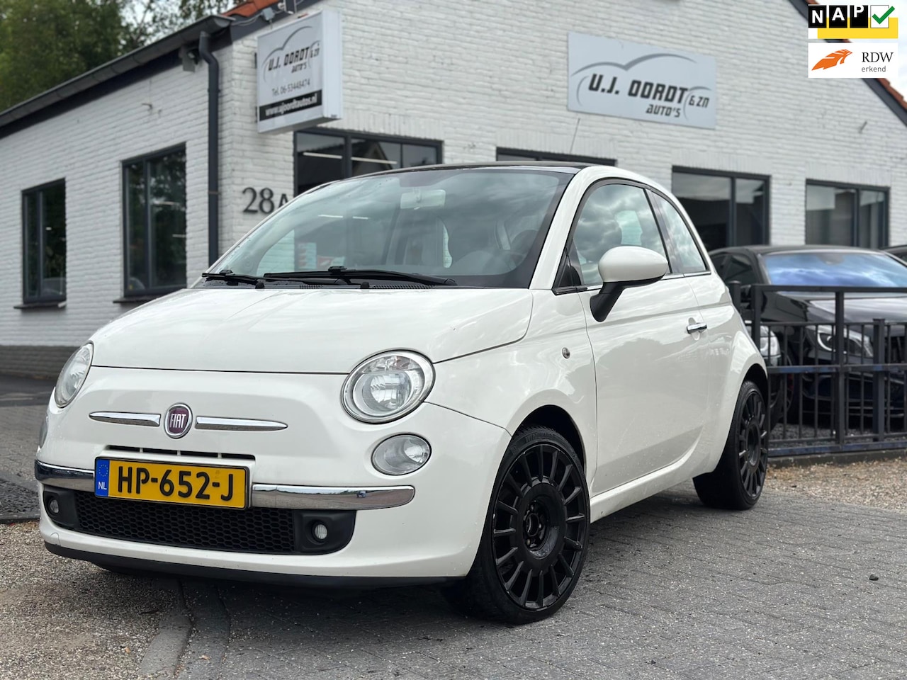 Fiat 500 - 1.2 Naked airco|panoramadak! - AutoWereld.nl