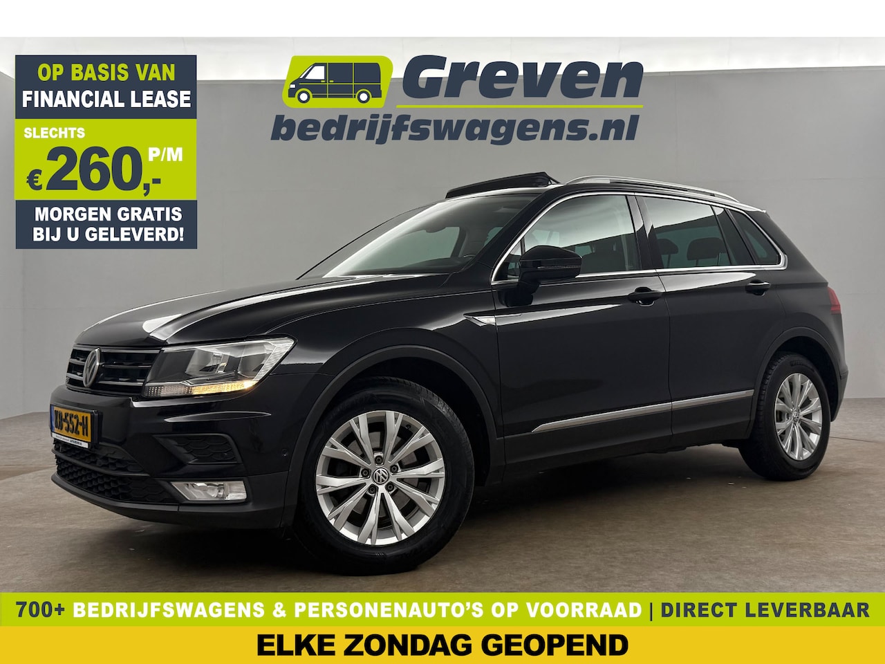 Volkswagen Tiguan - 1.4 TSI Pano LED Camera Carplay Adaptive-Cruise Clima Navi PDC 17"LMV - AutoWereld.nl