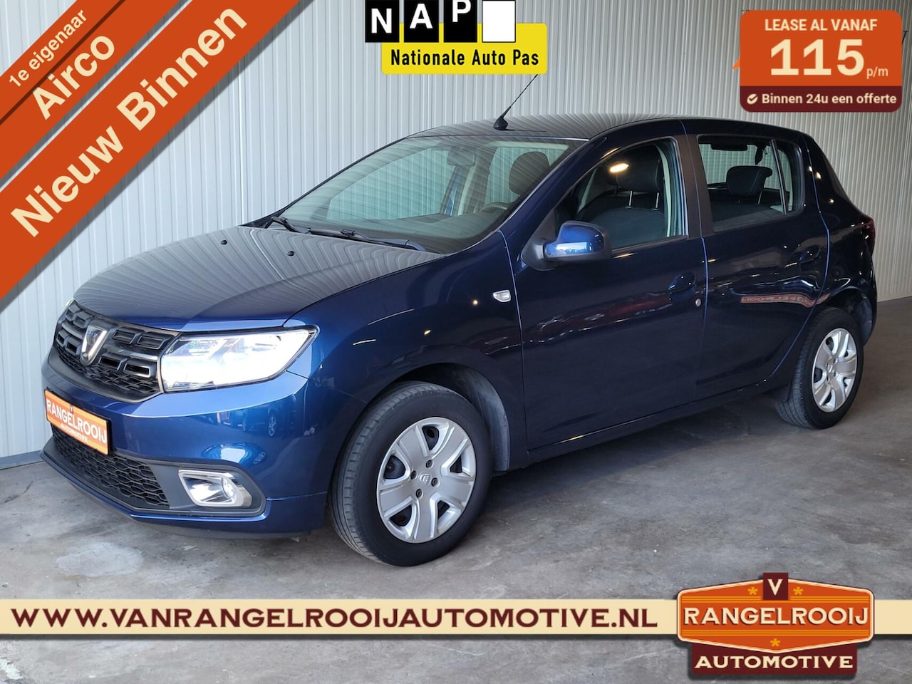 Dacia Sandero - 0.9 TCe Laureate 0.9 TCe Laureate, airco, cruise, pdc, DAB, navi - AutoWereld.nl