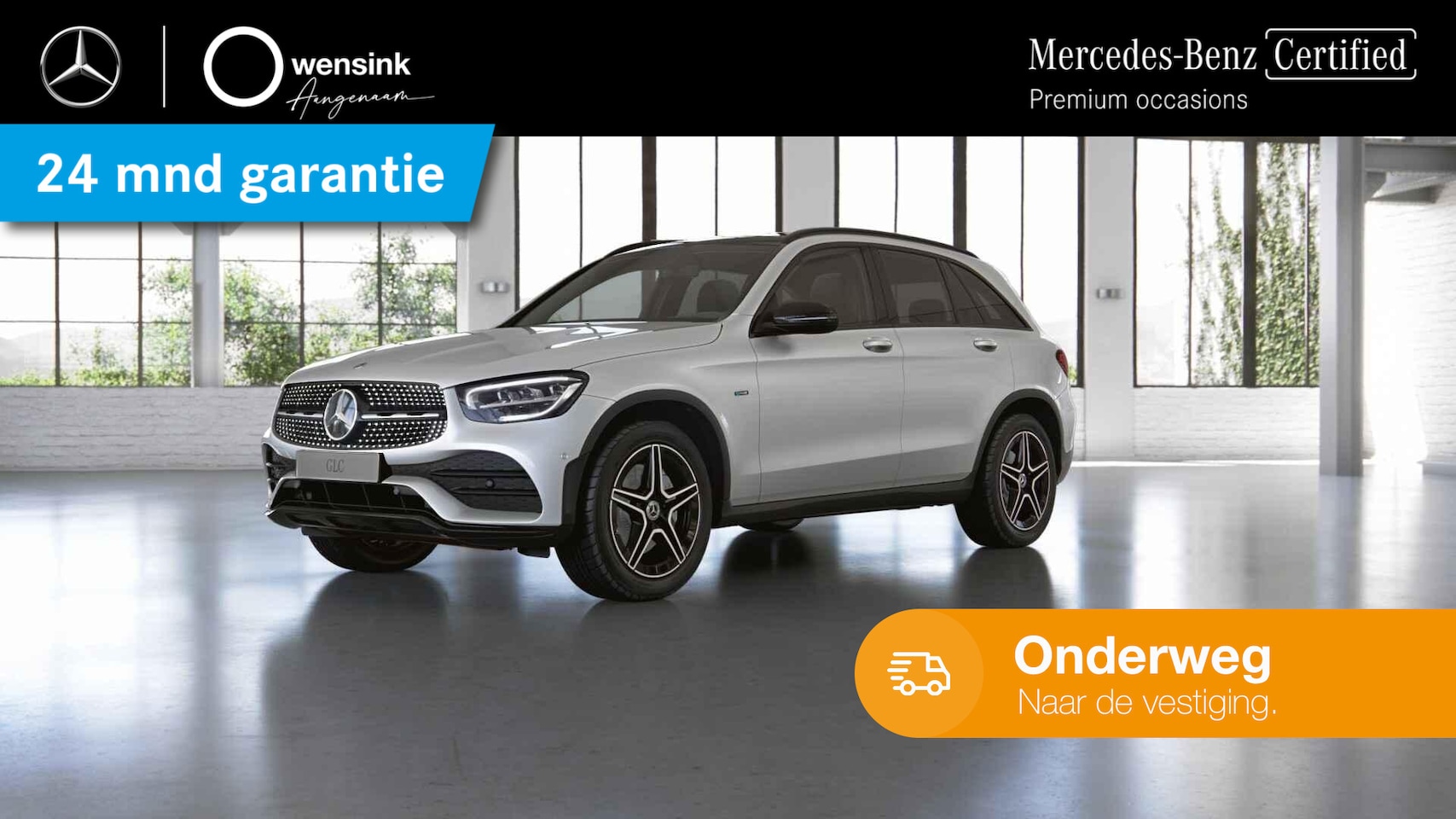 Mercedes-Benz GLC-klasse - 300e 4MATIC Business Solution AMG | Night | Stoelverwarming | Achteruitrijcamera | Dakrail - AutoWereld.nl