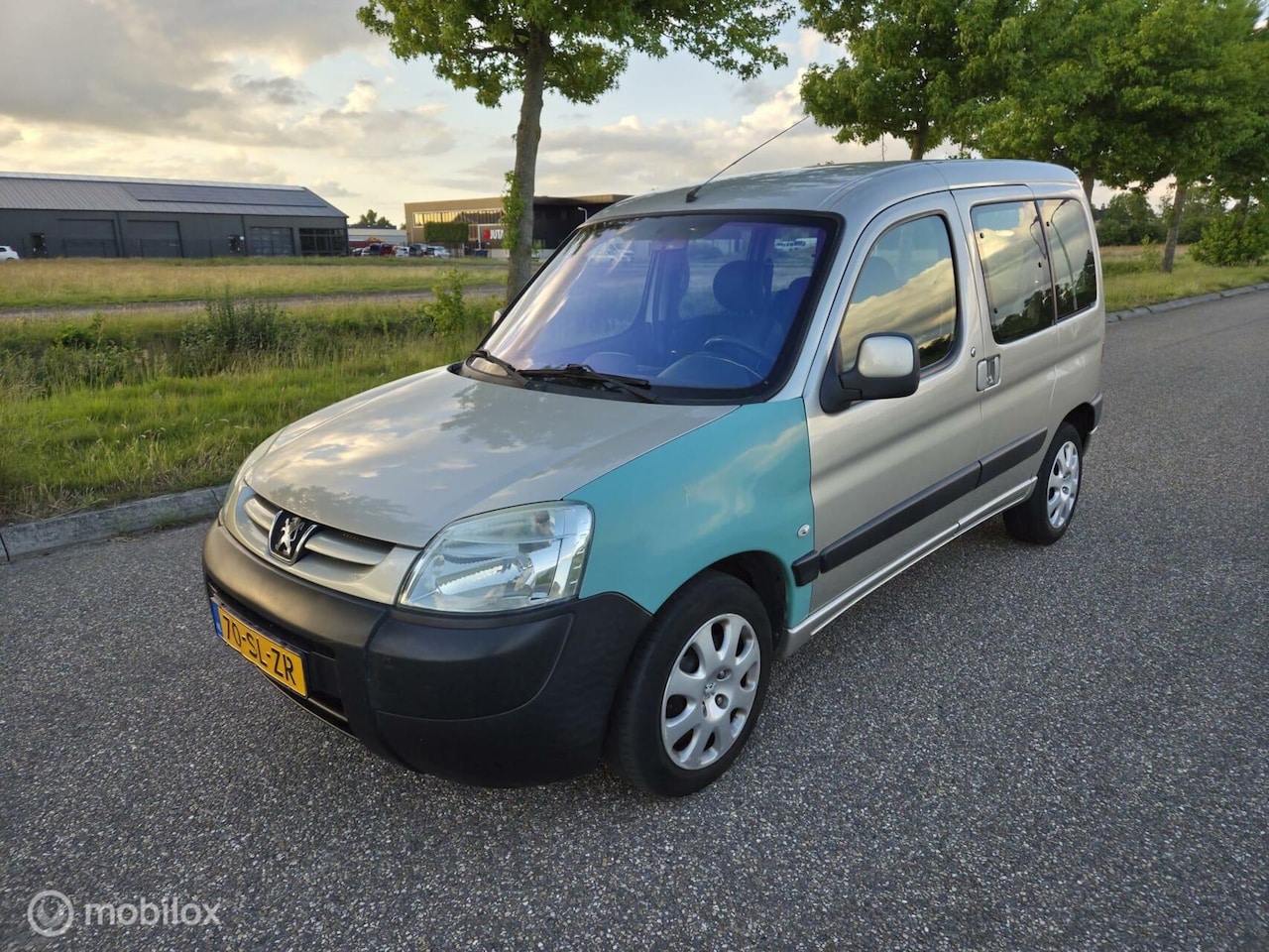 Peugeot Partner MPV - 1.6-16V AIRCO 5 pers dubbele schuifdeur - AutoWereld.nl