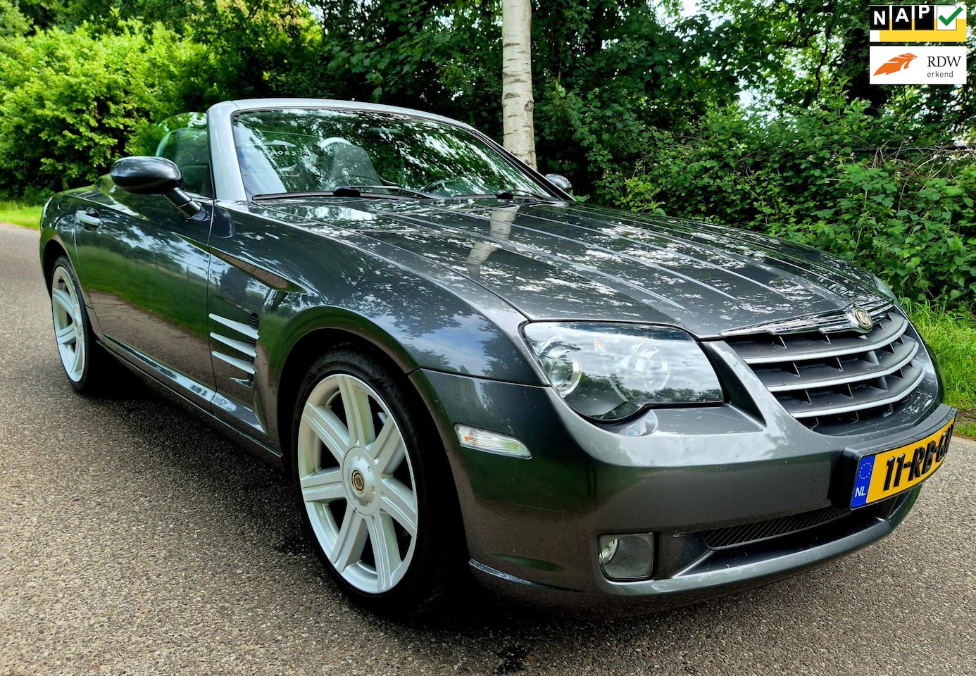 Chrysler Crossfire Cabrio - 3.2 V6 / leer / el. kap / el. stoelen / nl auto / nap - AutoWereld.nl