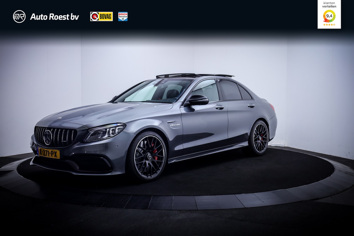 Mercedes-Benz C-klasse - AMG 63 S Premium Plus Pack DEALER OH | PANO | MATRIX LED | 360 CAM | BURMESTER | AMBIANT L - AutoWereld.nl