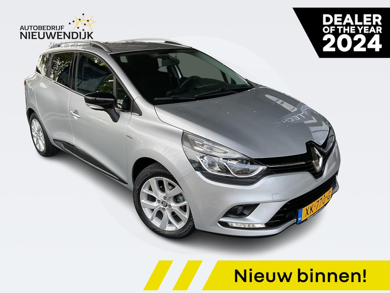 Renault Clio Estate - 0.9 TCe Limited NAVIGATIE / PARKEERSENSOREN / AIRCO / CRUISE CONTROL / BLUETOOTH - AutoWereld.nl