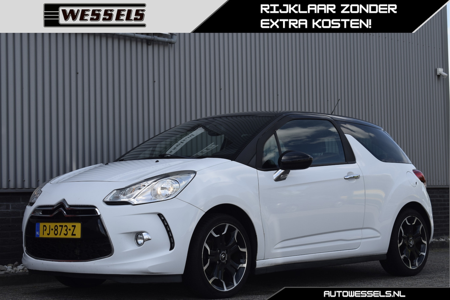 Citroën DS3 - 1.6 So Chic in White Cruise control, Climate control - AutoWereld.nl