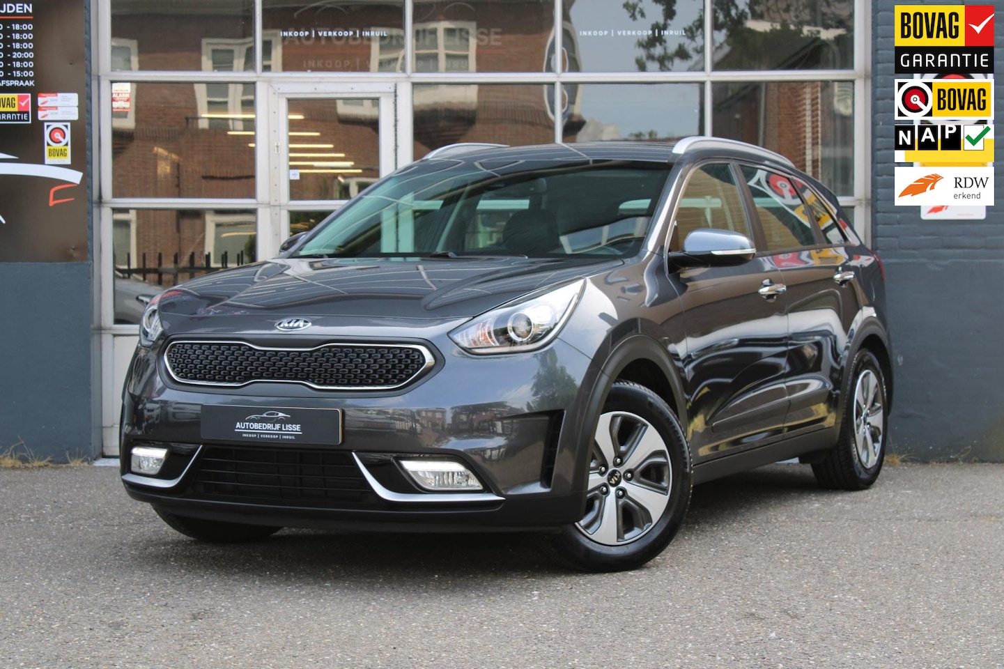 Kia Niro - 1.6 GDi Hybrid DynamicLine Automaat Navi Camera Nap - AutoWereld.nl