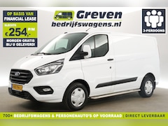Ford Transit Custom - 280 2.0 TDCI L1H1 Airco Cruise Parkeersensoren 3 Persoons Elektrpakket Schuifdeur