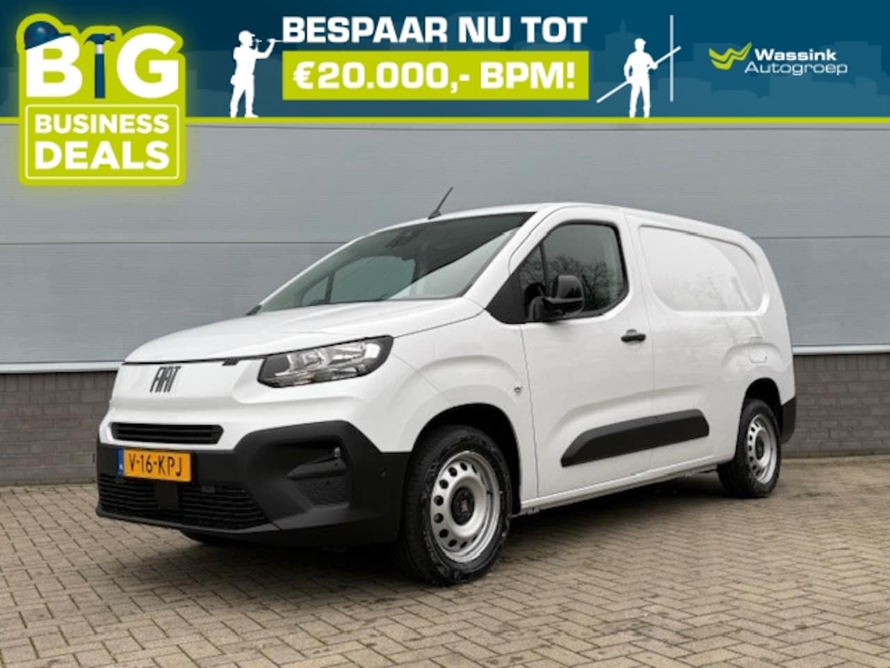 Fiat Doblò Cargo - New GB 1.5 BlueHDi 130pk EAT8 Automaat | Trekhaakvoorbereiding | Parkeersensoren | Betimme - AutoWereld.nl