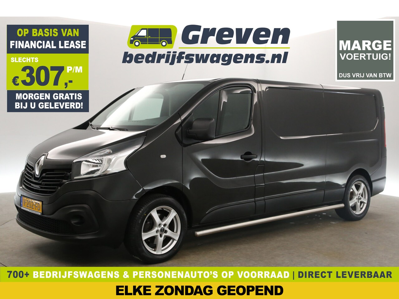 Renault Trafic - 1.6 dCi T29 L2H1 | MARGE! | Airco Camera Cruise Navigatie PDC 3 Persoons 17''LMV Trekhaak - AutoWereld.nl