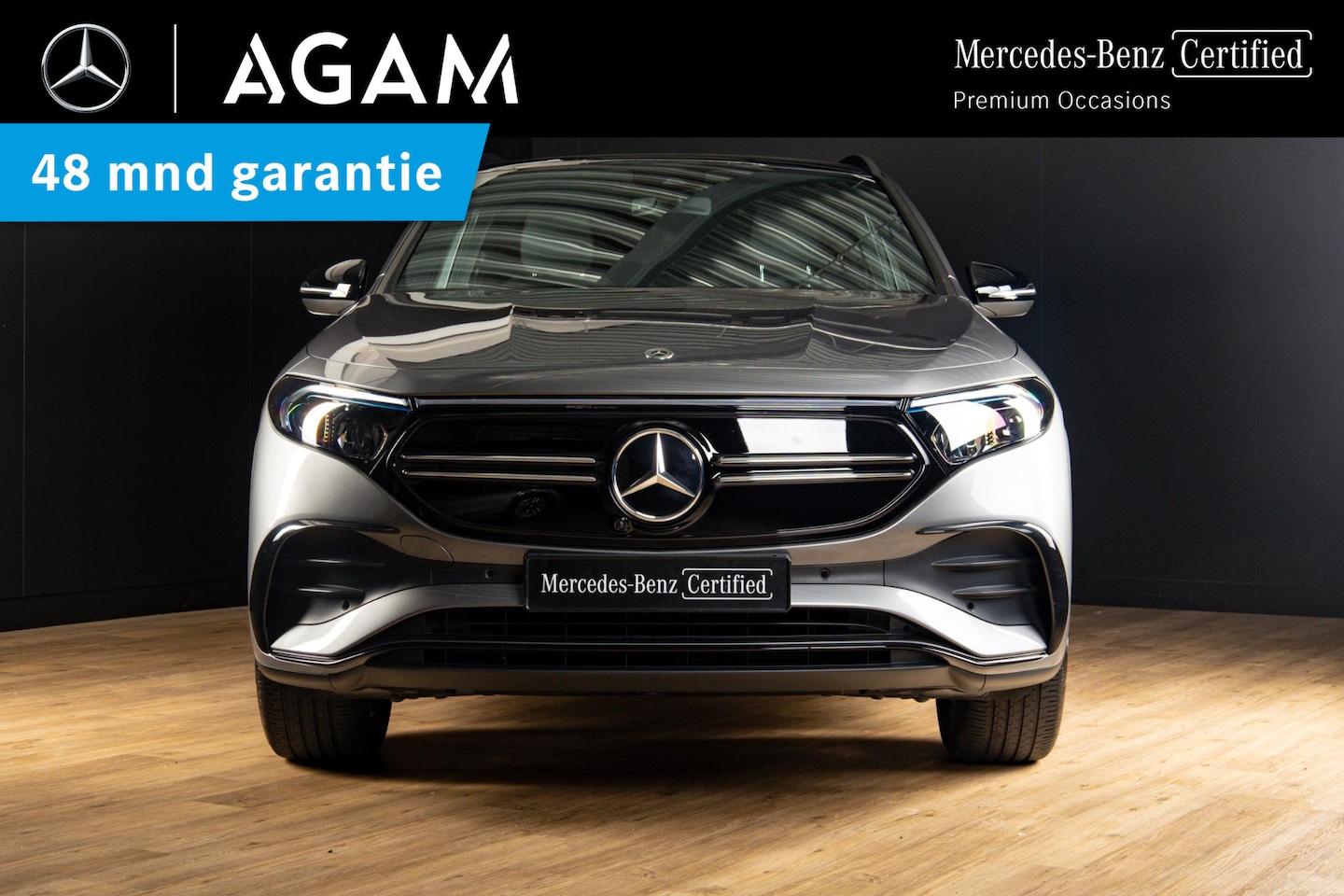 Mercedes-Benz EQA - 300 4MATIC AMG Line 67 kWh Panorama dak | Trekhaak - AutoWereld.nl