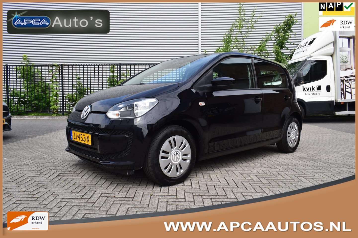 Volkswagen Up! - 1.0 move up! 12 mnd GARANTIE NLauto 5 Deurs DealerOH Airco Navi 1e Eig - AutoWereld.nl