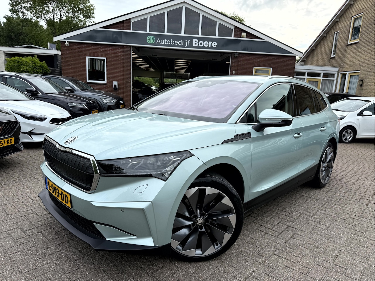 Skoda Enyaq iV - 80 Leer,21''Lmv, Trekhaak, Navi, Camera - AutoWereld.nl
