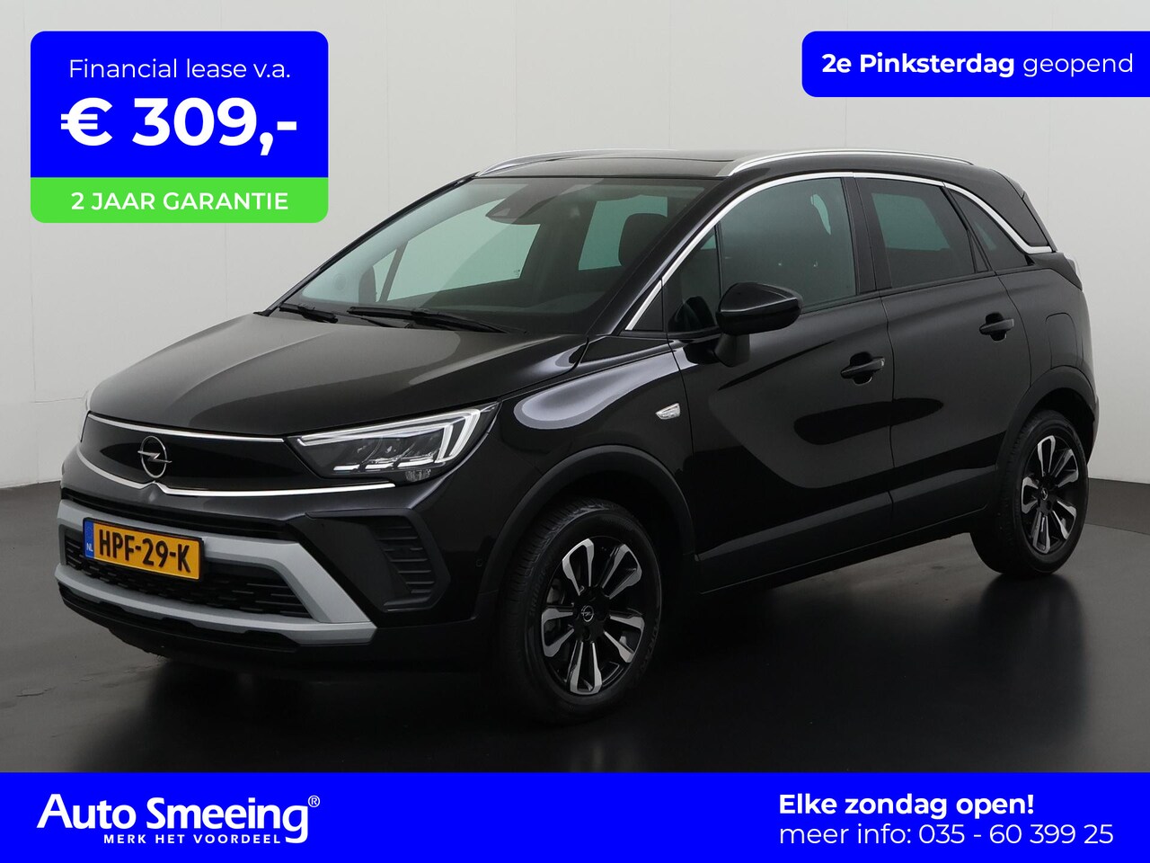 Opel Crossland - 1.2 Turbo Elegance Automaat | Panoramadak | Camera | Navigatie | Zondag Open! - AutoWereld.nl