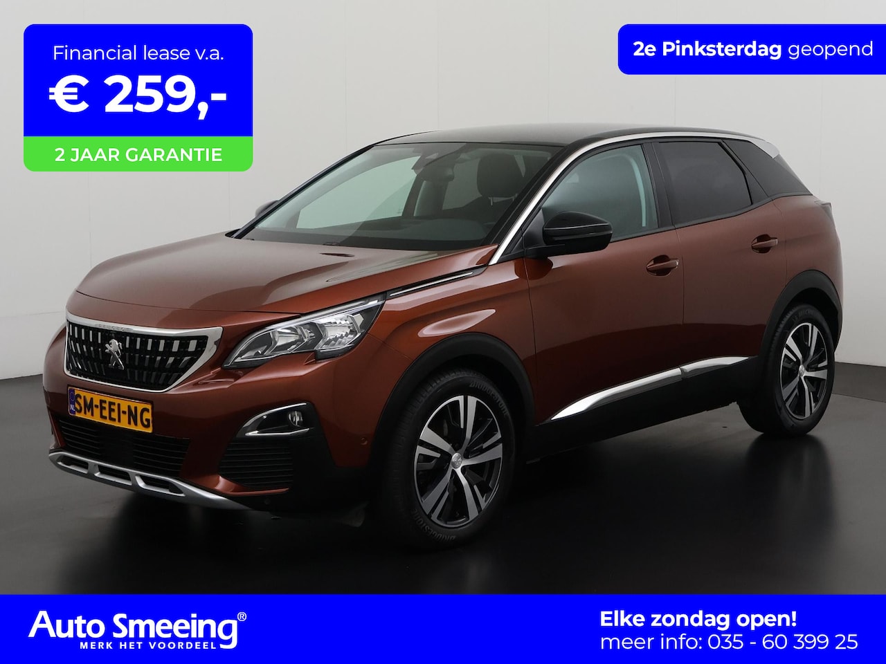 Peugeot 3008 - 1.2 PureTech Allure Automaat | Camera | Elek achterklep | Blind spot | Zondag Open! - AutoWereld.nl