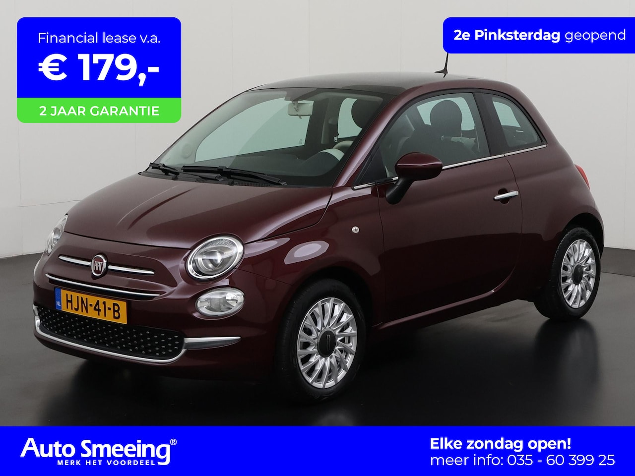 Fiat 500 - 1.0 Hybrid Dolcevita | Panoramadak | Lichtmetalen Velgen | Zondag Open! - AutoWereld.nl