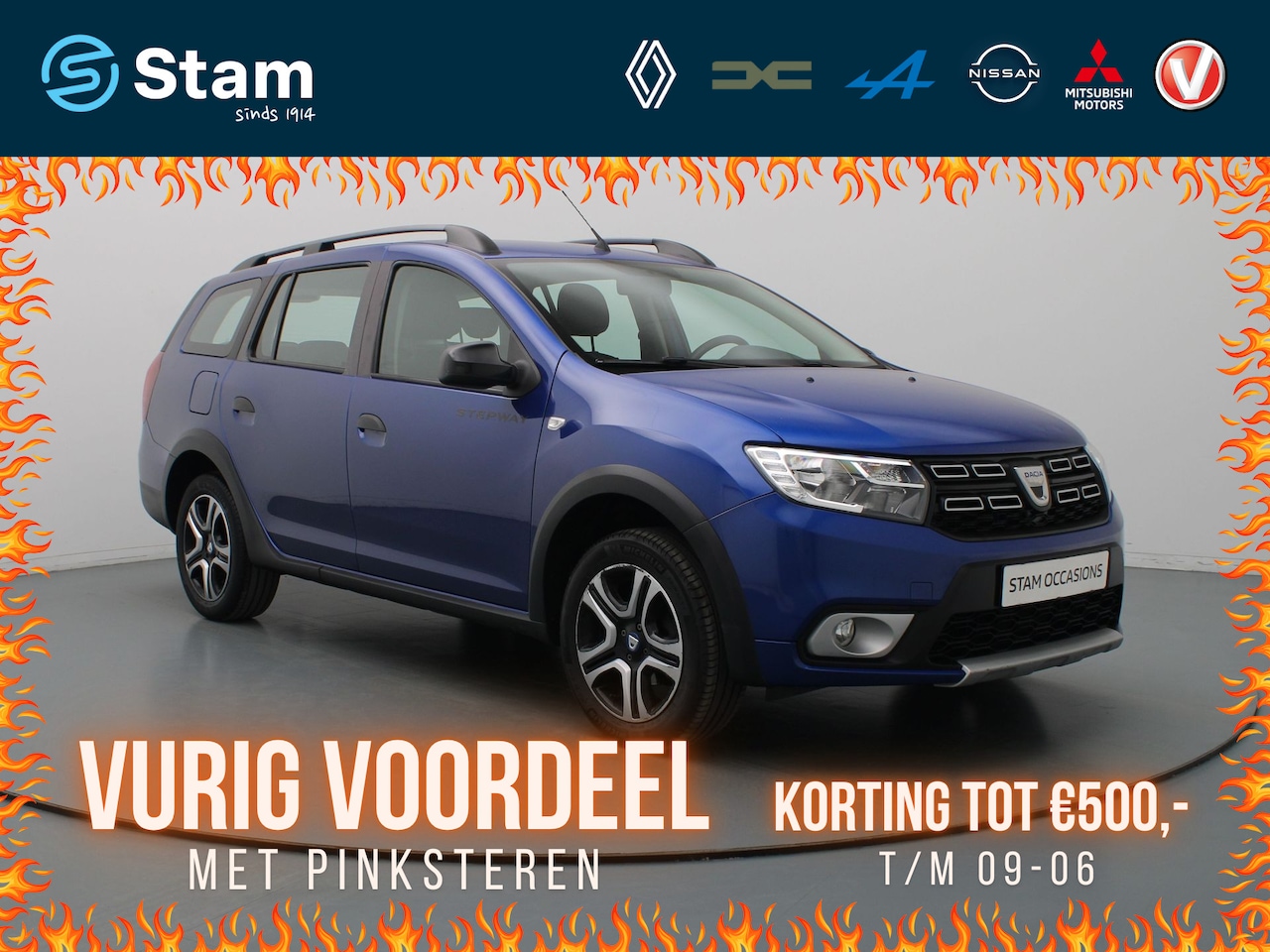 Dacia Logan MCV - 101pk TCe Bi-Fuel Stepway Serie Limitee 15th Anniv. Camera | Cruise | Navi | Parkeersens. - AutoWereld.nl