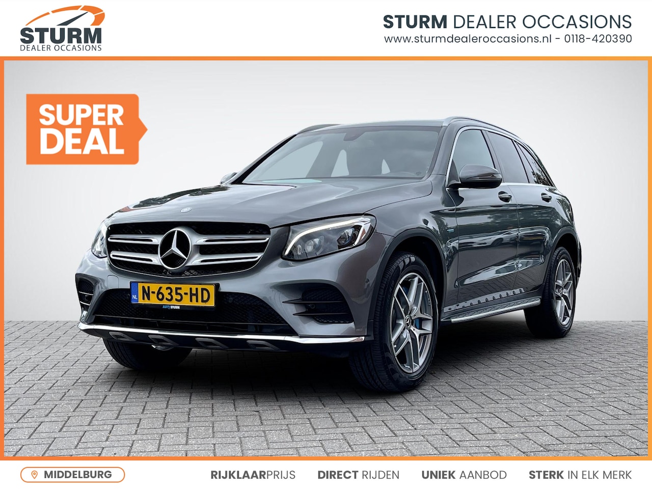 Mercedes-Benz GLC-klasse - 350e 4MATIC Premium Plus AMG Line | Navigatie | LED Koplampen | ½ Leder | Elek. Achterklep - AutoWereld.nl