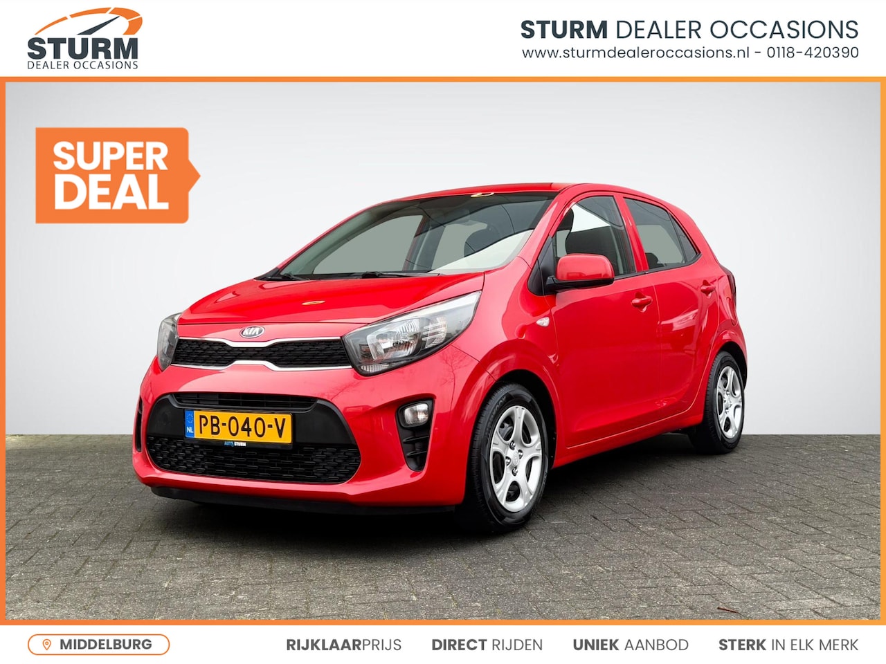 Kia Picanto - 1.0 CVVT ComfortLine 5-Deurs | Airconditioning | Radio-MP3 Speler | Elek. Ramen + Spiegels - AutoWereld.nl