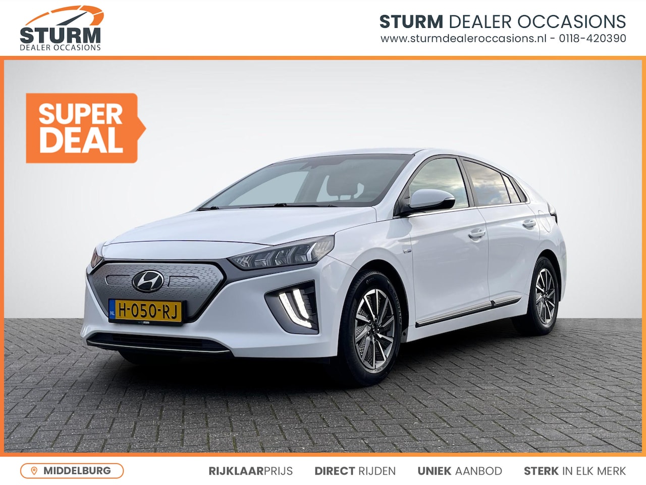 Hyundai IONIQ - Comfort EV 38 kWh | Navigatie | Camera | Adapt. Cruise Control | Stoelverwarming | Apple C - AutoWereld.nl