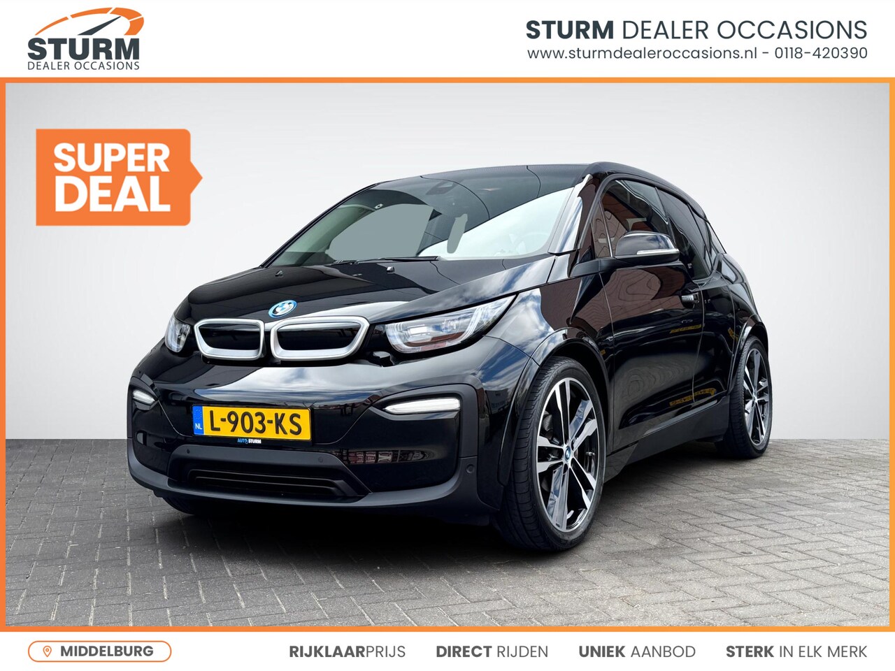 BMW i3 - Dark Shadow Edition 120Ah 42 kWh | Navigatie | Camera | Adapt. Cruise Control | LED Koplam - AutoWereld.nl