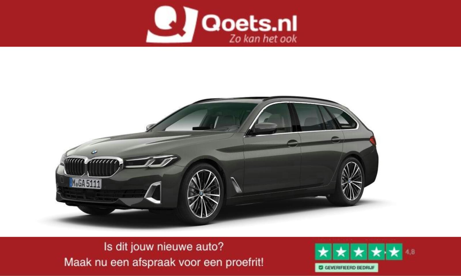 BMW 5-serie Touring - 520i High Executive Edition Luxury Line - Panoramadak - Parking/Driving Assistant - Head u - AutoWereld.nl
