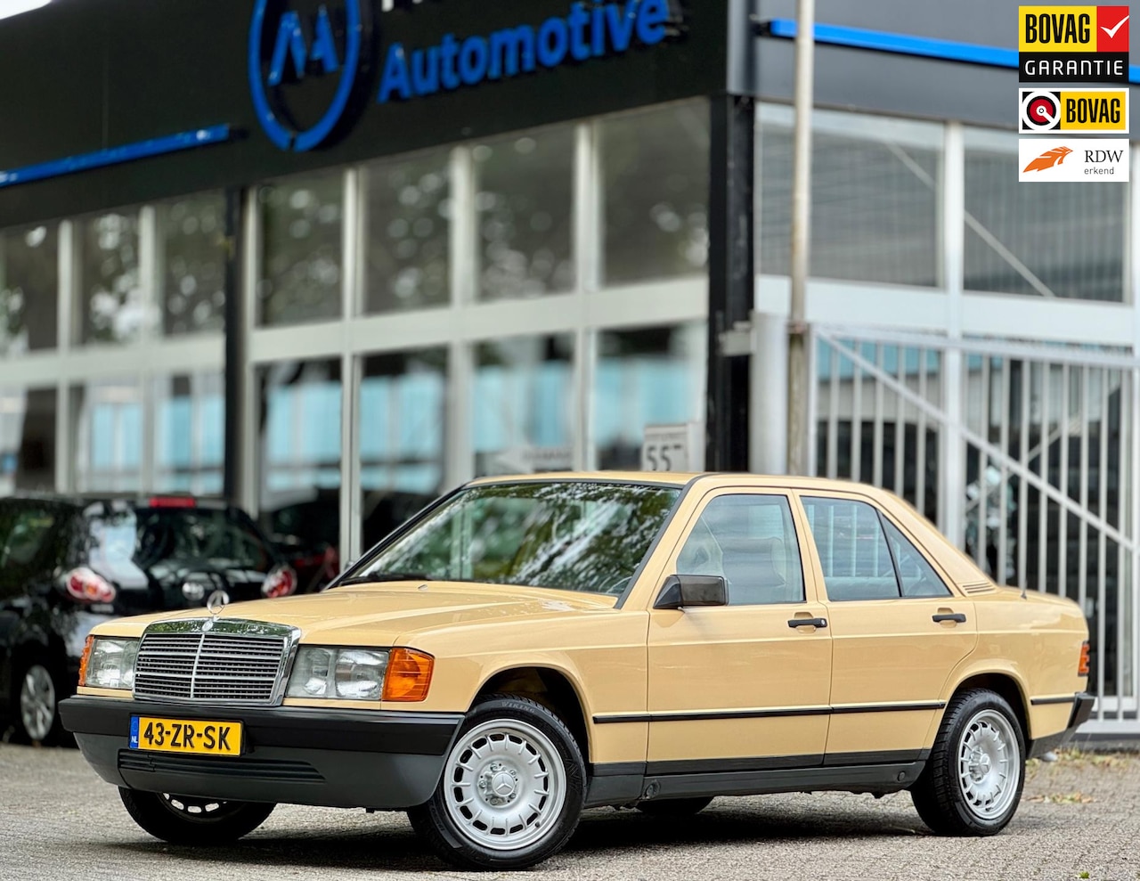 Mercedes-Benz 190-serie - 2.0 Automaat Oldtimer Topstaat Radio Prachtauto Origineel NL 3e eigenaar - AutoWereld.nl