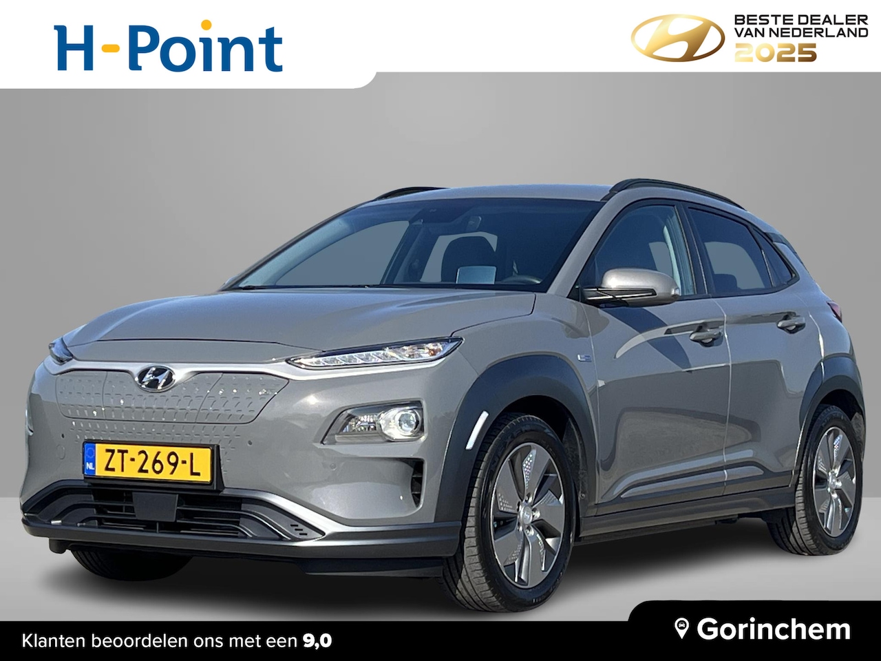 Hyundai Kona Electric - EV Premium 64 kWh | Lederen bekleding | Head up display | Geïntegreerde navigatiesysteem | - AutoWereld.nl