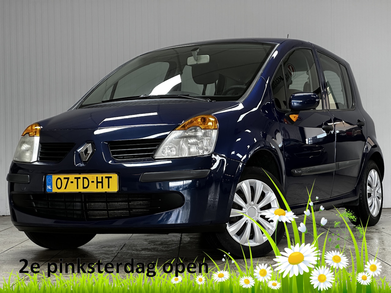 Renault Modus - 1.6-16V Air/ Trekhaak/ Airco/ C.V. Afstand/ Elek. ramen + Spiegels/ Radio-CD/ Deelbare ach - AutoWereld.nl