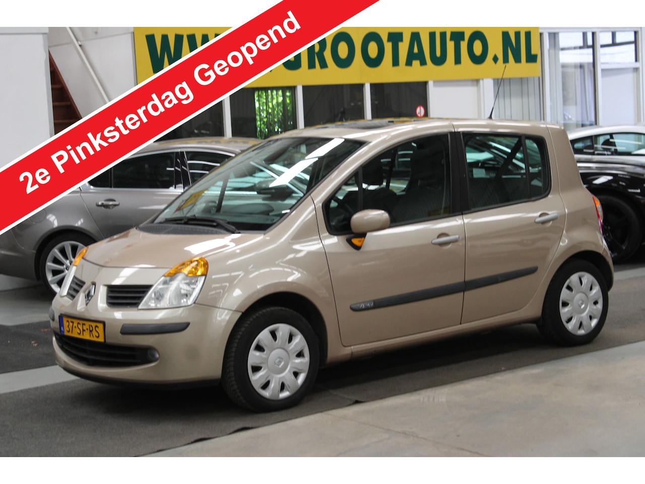 Renault Modus - 1.6-16V Privilège Panoramadak, NAP, Airco, Trekhaak - AutoWereld.nl
