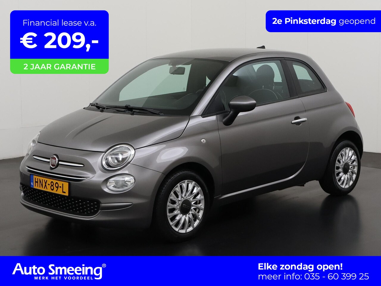 Fiat 500 - 1.2 Lounge Automaat | Zondag Open! - AutoWereld.nl