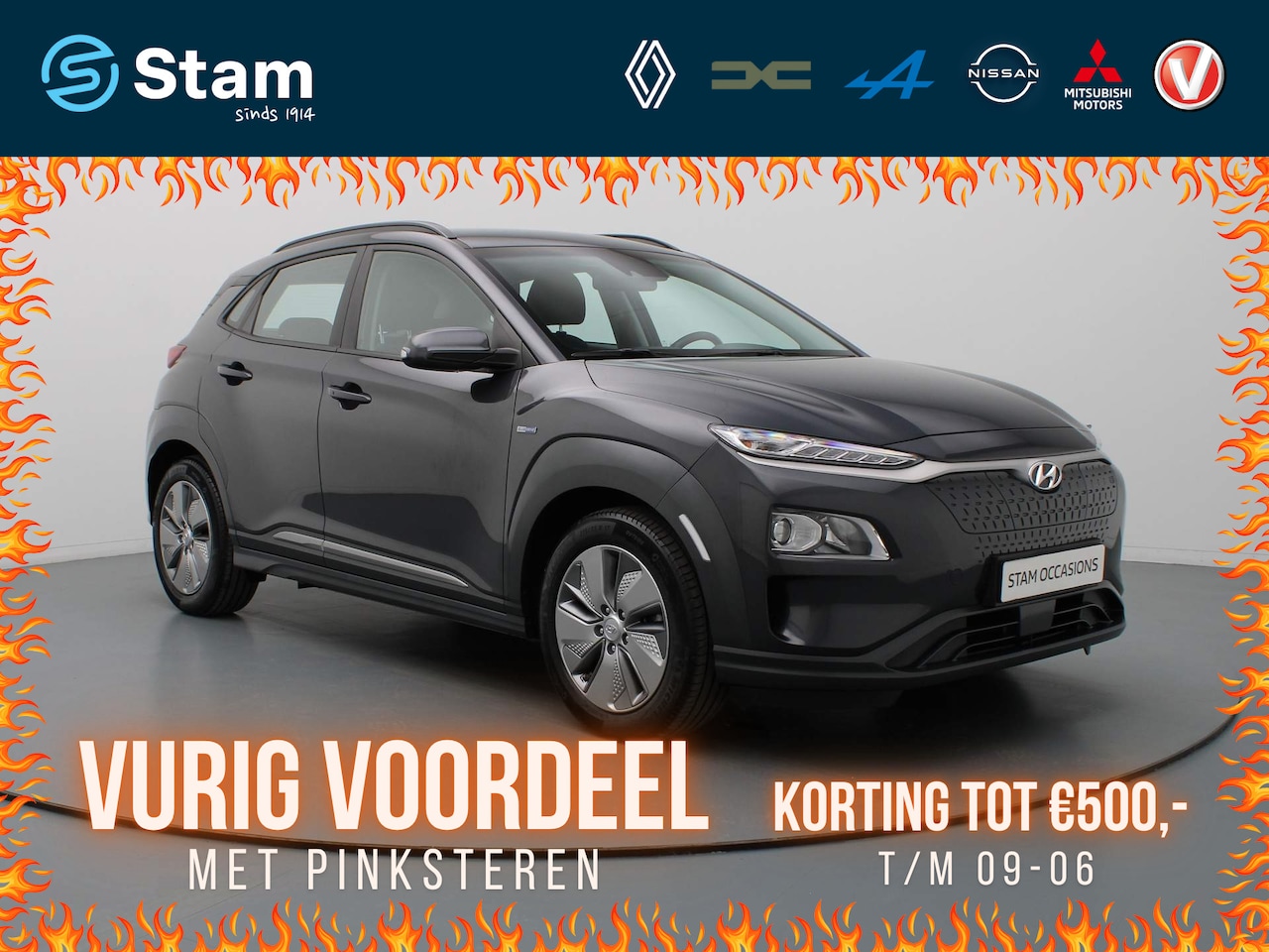 Hyundai Kona Electric - 204pk EV Comfort 64 kWh Adapt. cruise | Camera | Carplay | Parksens. achter - AutoWereld.nl
