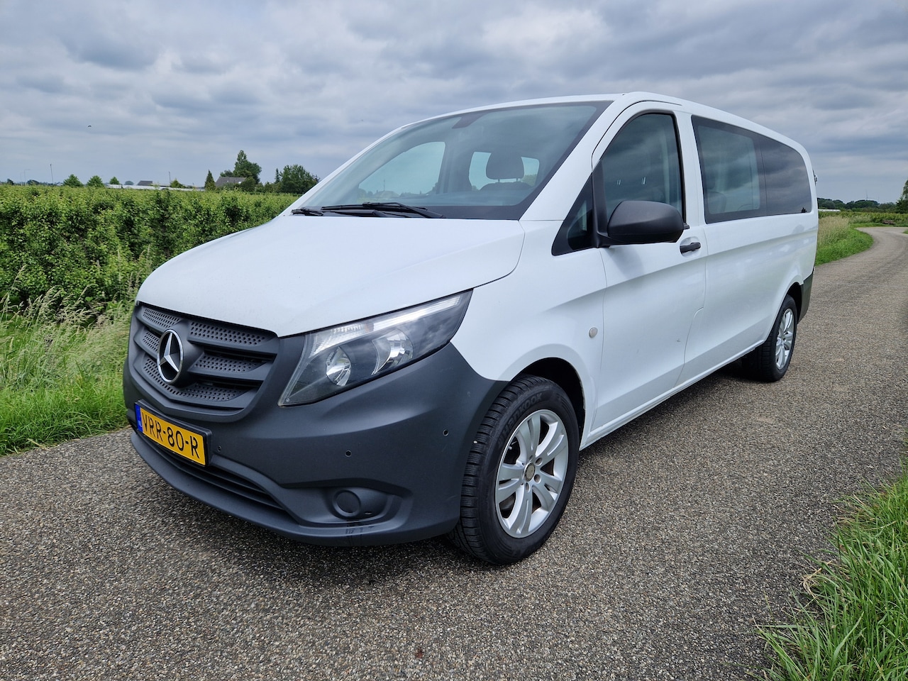 Mercedes-Benz Vito - 116 CDI Extra Lang DC Comfort Mercedes-Benz Vito 2018 4x4 lengte 3 dubbel cabine Automaat airco standkachel leder naviga - AutoWereld.nl