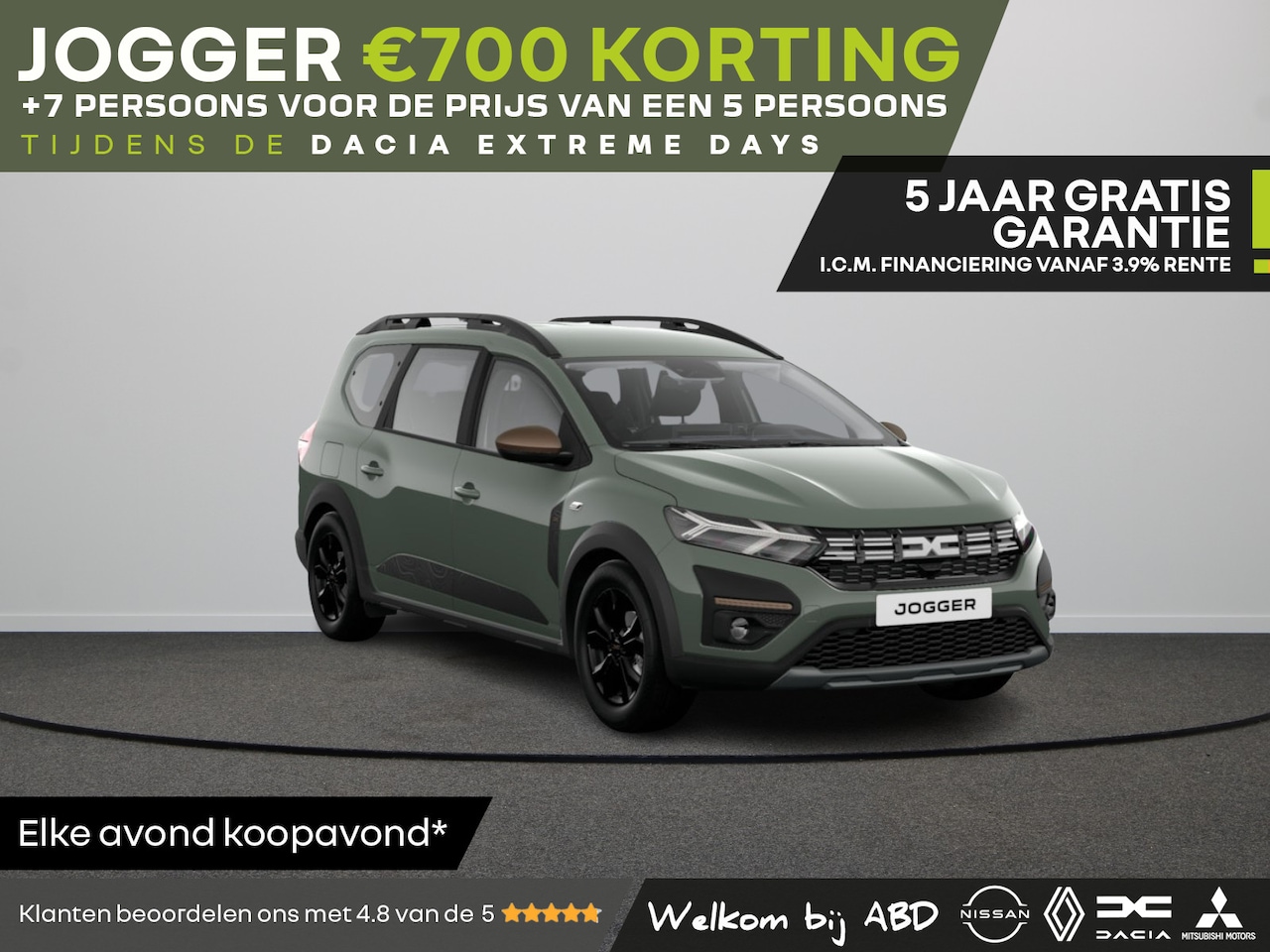 Dacia Jogger - Extreme TCe 100 ECO-G | Achteruitrijcamera | Bekleding ‘Extreme’ met rode details | Cruise - AutoWereld.nl