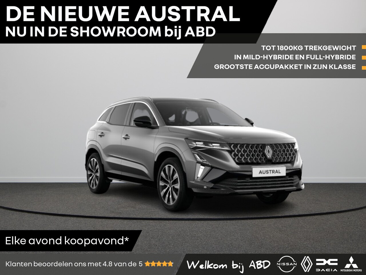 Renault Austral - Techno Hybrid 200 | Achteruitrijcamera | Adaptive Cruise Control | Blind Spot Warning - AutoWereld.nl
