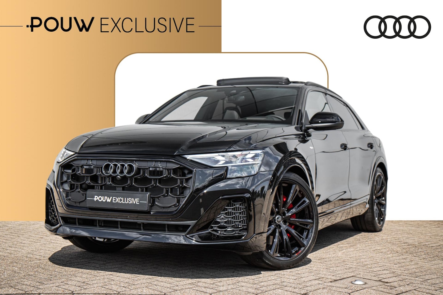 Audi Q8 - 60 TFSIe 490pk quattro Pro Line S Competition | Panoramadak | Head-up | Achteras Besturing - AutoWereld.nl