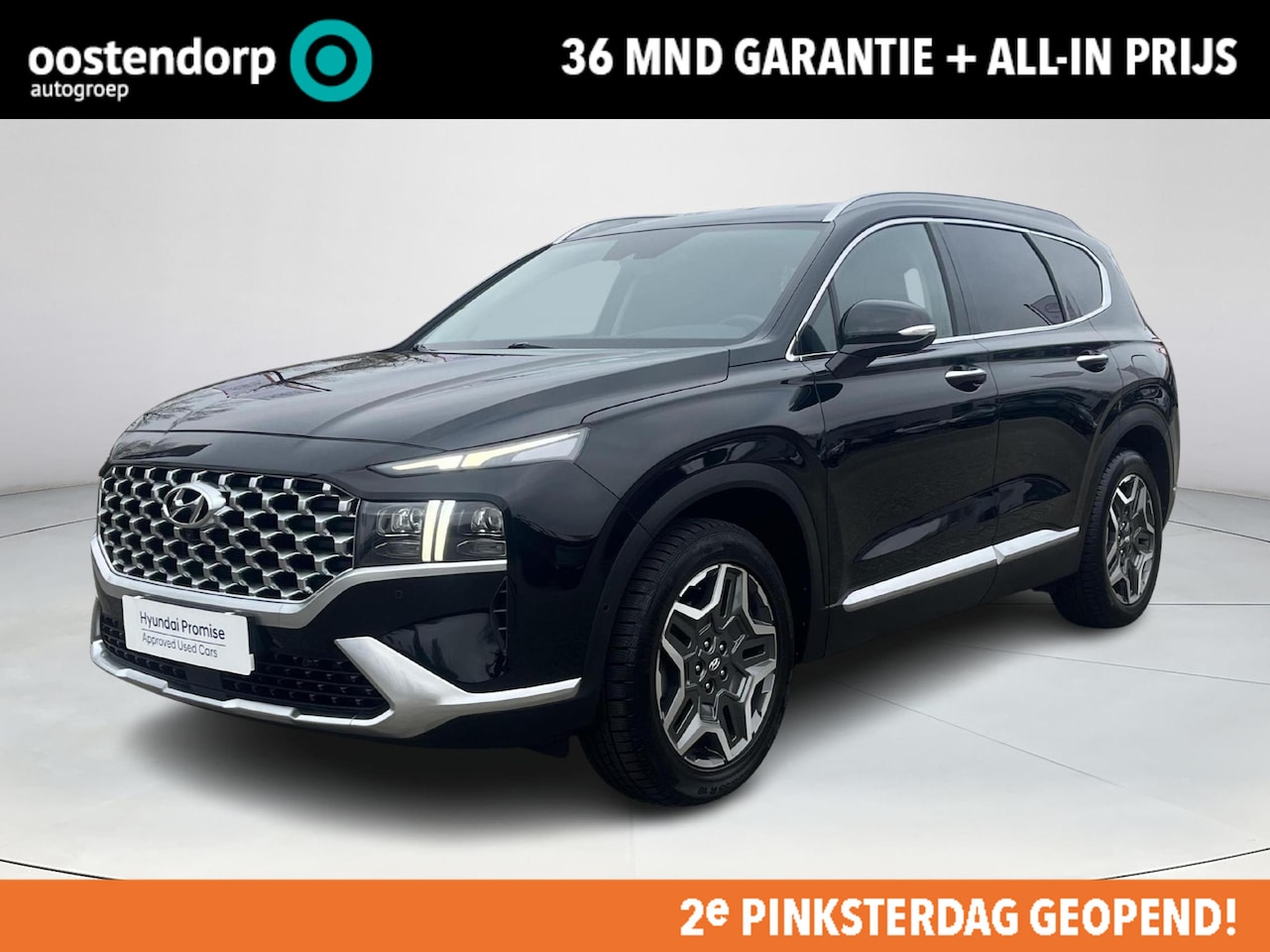 Hyundai Santa Fe - 1.6 T-GDI HEV Premium 7p. | 3 JAAR GARANTIE | Remote Smart Parking Assist | Apple Carplay/ - AutoWereld.nl