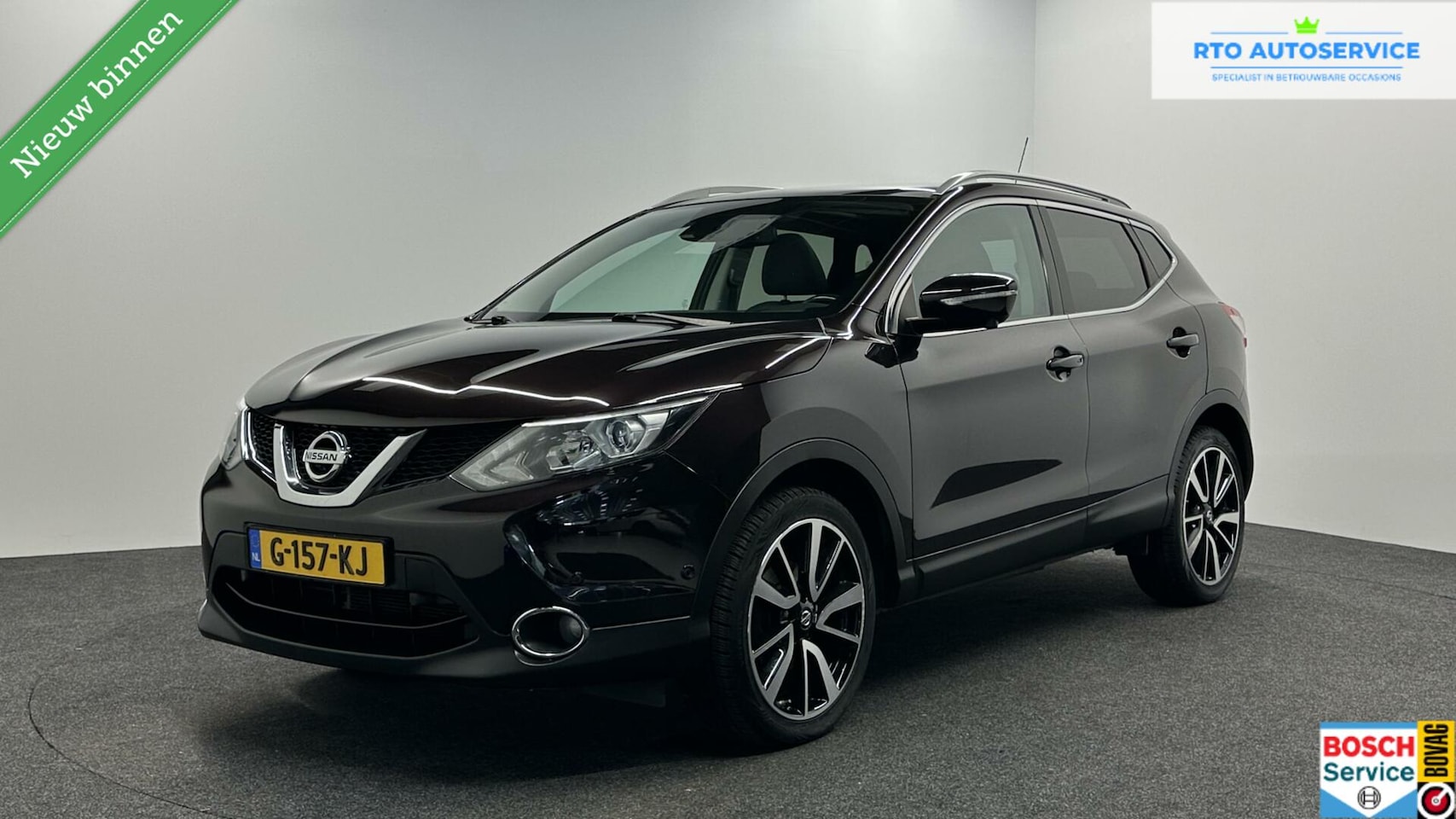 Nissan Qashqai - 1.2 Tekna CAMERA TREKHAAK PANO LM ECC CRUISE. - AutoWereld.nl
